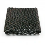 Hot Rolled (Black) Steel Expanded Metal Mesh  [Mazyoon] Thickness 2.3 mm Width 1.22 meter Length 3 meter | Bait Al Tatawor Company