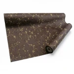 Wall decoration patterned design, size 10 m x 1.06 m, dark brown color, model 81941