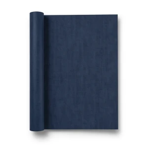 Plain Italian Wallpaper 10m x 0.53m Navy Blue, Model 41254