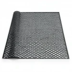 Hot Rolled (Black) Steel Expanded Metal Mesh  [Mazyoon] Thickness 2.7 mm Width 1.22 meter Length 5 meter | Bait Al Tatawor Company