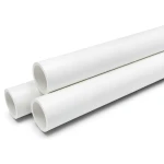 أنابيب ضغط UPVC مقاس ½1 إنش سمك 3.58 مم لون أبيض ضغط 21.7 بار
