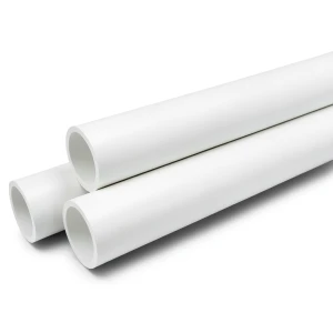 Pressure UPVC Pipes 6 inch Thickness 12.47 mm White Color, 21.7 Bar