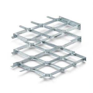 Galvanised Steel Expanded Metal Mesh Bahri Thickness 2.8 mm Width 2.44 m Length 6 m