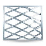 Galvanised Steel Expanded Metal Mesh Bahri Thickness 3.8 mm Width 2.44 m Length 6 m