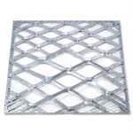 Galvanised Steel Expanded Metal Mesh Bahri Thickness 5.8 mm Width 2.44 m Length 6 m