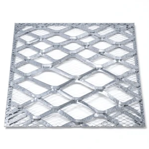Galvanised Steel Expanded Metal Mesh Bahri Thickness 5.8 mm Width 2.44 m Length 6 m