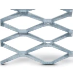 Galvanised Steel Expanded Metal Mesh Bahri 6 mm Thickness 2.44 m Width 6 m Length | Bait Al Tatawor