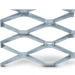 Galvanised Steel Expanded Metal Mesh Bahri 6 mm Thickness 2.44 m Width 6 m Length | Bait Al Tatawor
