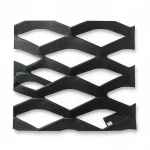 Hot Rolled (Black) Steel Expanded Metal Mesh  [Mazyoon] Thickness 3 mm Width 1.22 meter Length 2 meter | Bait Al Tatawor Company