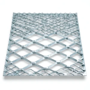Galvanised Steel Expanded Metal Mesh Bahri Thickness 4.8 mm Width 2.44 m Length 6 m