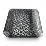 Hot Rolled (Black) Steel Expanded Metal Mesh  [Mazyoon] Thickness 2.7 mm Width 1.22 meter Length 3 meter | Bait Al Tatawor Company