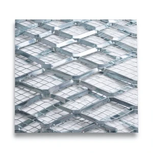 Bait Al Tatawor Galvanised Steel Expanded Metal Mesh 3mm Thickness 2.44m Width 7m Length Bahri Grade