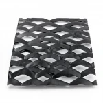 Hot Rolled (Black) Steel Expanded Metal Mesh  [Mazyoon] Thickness 3 mm Width 1.22 meter Length 3 meter | Bait Al Tatawor Company