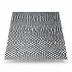 Hot Rolled (Black) Steel Expanded Metal Mesh  [Mazyoon] Thickness 3 mm Width 1.22 meter Length 4 meter | Bait Al Tatawor Company