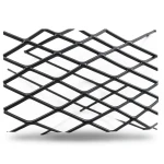 Hot Rolled Black Steel Expanded Metal Mesh Khaleeji 1.2 mm Thick 1.22x4 m