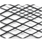 Hot Rolled Black Steel Expanded Metal Mesh Khaleeji 1.2 mm Thickness 1.22 m Width 1 m Length