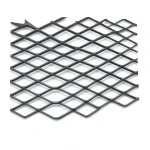 Hot Rolled Black Steel Expanded Metal Mesh Khaleeji 1.2 mm Thickness 1.22 m Width 7 m Length