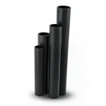 مواسير HDPE الجودة   SDR 11  قطر خارجي 280 مم سمك 25.4 مم لون اسود