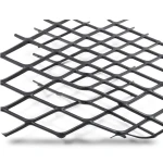 Hot Rolled Black Steel Expanded Metal Mesh Khaleeji 1.2 mm Thick 1.22x4 m