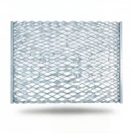 Galvanized Steel Expanded Metal Mesh  [Mazyoon] Thickness 1.5 mm Width 1.22 M Length 1 M | Bait Al Tatawor Company