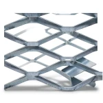 Bait Al Tatawor Galvanised Steel Expanded Metal Mesh 3mm Thickness 2.44m Width 7m Length Bahri Grade