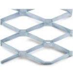 Galvanised Steel Expanded Metal Mesh Bahri Thickness 3.8 mm Width 2.44 m Length 7 m