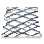 Galvanised Steel Expanded Metal Mesh Bahri Thickness 4.8 mm Width 2.44 meter Length 7 meter