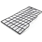 Hot Rolled Black Steel Expanded Metal Mesh Khaleeji 1.2 mm Thickness 1.22 m Width 1 m Length