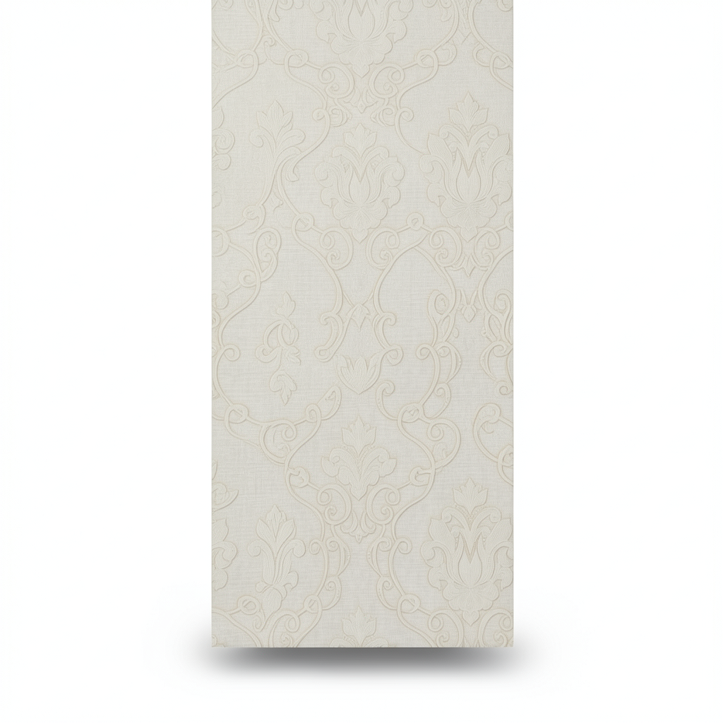 Classic Wallpaper Length 10m, Width 0.53m, Pale Beige Color