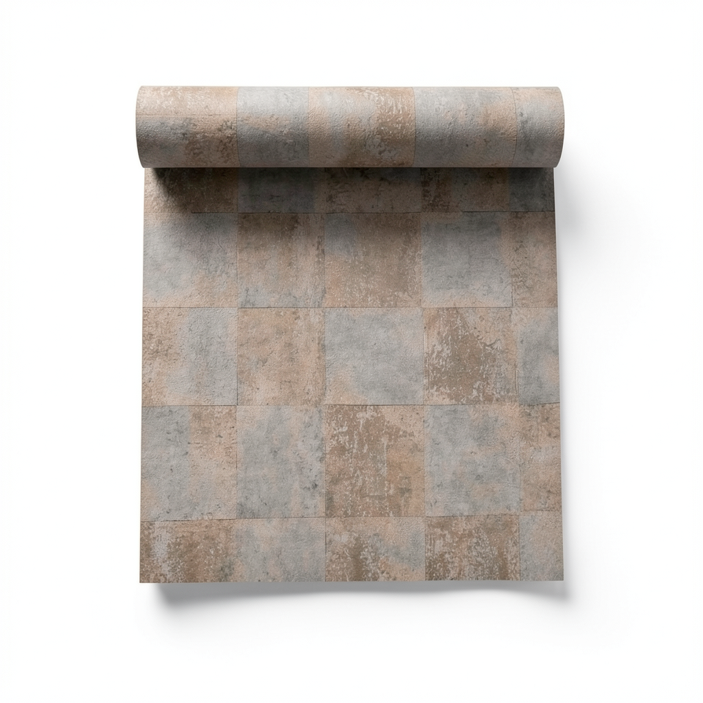 Wall Decoration Modern Design 10 m x 1.06 m Brown, Model 41350