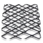 Hot Rolled Black Steel Expanded Metal Mesh Khaleeji 1.2 mm Thickness 1.22x5 m