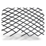 Hot Rolled Black Steel Expanded Metal Mesh Khaleeji 1.2 mm Thickness 1.22 m Width 6 m Length