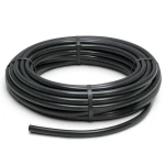 HDPE Plastic Coil Pipe PN 4 Bar PE 63, 125 mm Diameter, SDR 26, Black