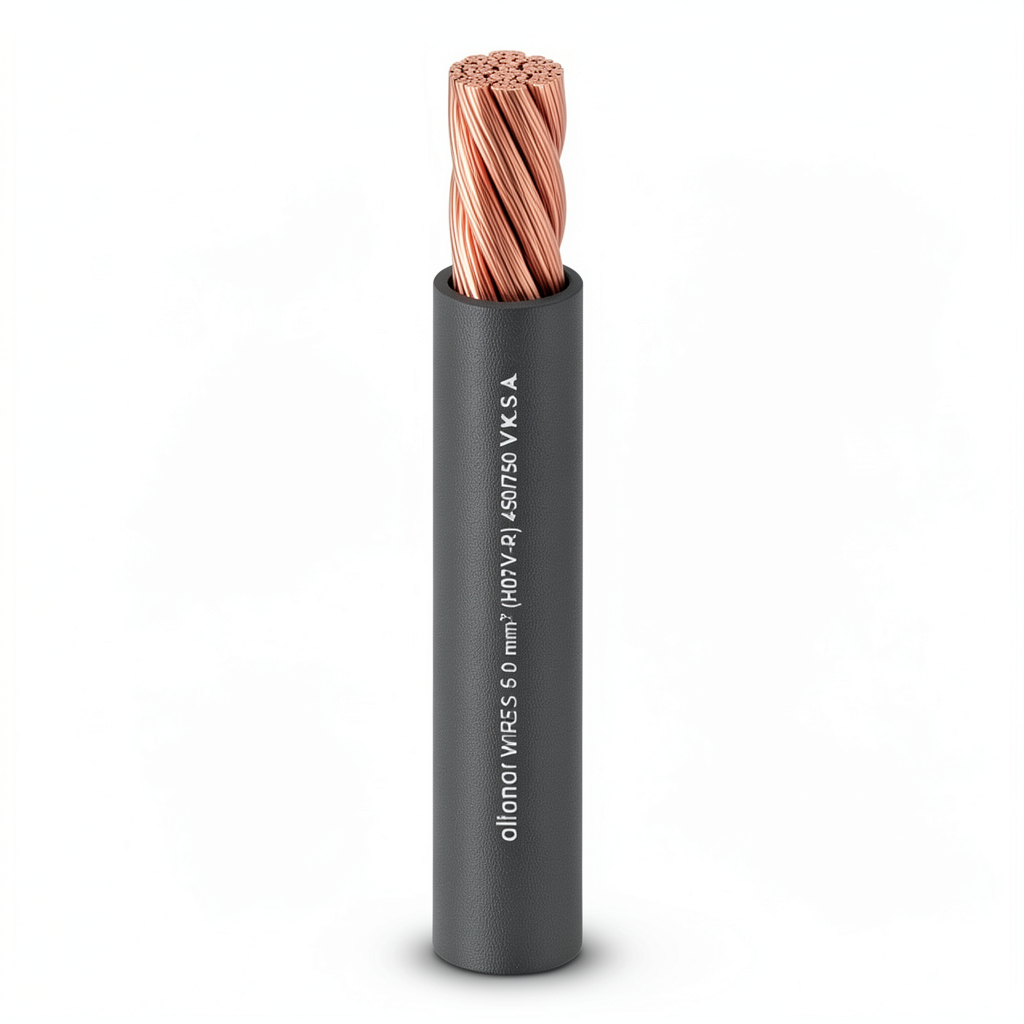 Copper Stranded Wire 6mm 450/750V Heat Resistant PVC Insulation | Al Fanar