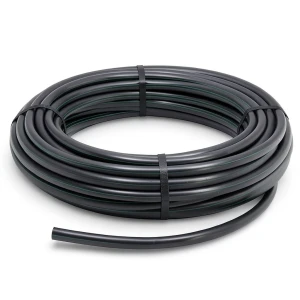 لفة أنابيب بلاستيك HDPE ضغط اسمي 6 بار PE 63 قطر خارجي 110 مم SDR 17.6 لون أسود