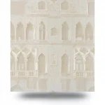 ورق جداري ايطالي، لون بيج، تصميم مودرن، مقاس 10 م×1.06 م، موديل 81732
