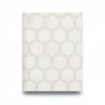 Italian geometric wallpaper, size 10 m x  0.70 m, light beige color, model Z76022 