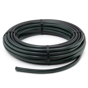لفة أنابيب بلاستيك HDPE ضغط 4 بار PE 63، قطر خارجي 125 مم، SDR 26، لون أسود