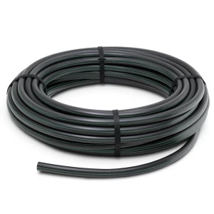 لفة أنابيب HDPE ضغط 6 بار PE 63 قطر خارجي 32 مم SDR 17.6 لون أسود