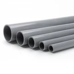 انابيب UPVC الجودة ضغط 16 بار  قطر خارجي 75 مم سمك 5.6 مم لون رمادي
