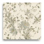 Wall Decoration Floral Design 10 m x 1.06 m Beige, Model 81416