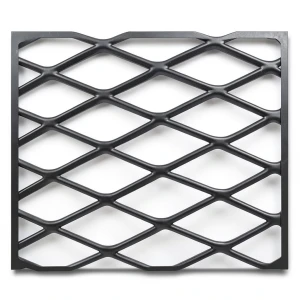 Hot Rolled Black Steel Expanded Metal Mesh Khaleeji 1.4 mm Thickness 1.22 m Width 2 m Length