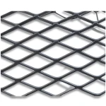 Hot Rolled Black Steel Expanded Metal Mesh Khaleeji 1.4 mm Thickness 1.22m Width 4m Length