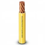 10mm Single Wire 450/750volts, Stranded Copper Conductor, Heat Resistant PVC Insulated, Yellow Color | Alfanar