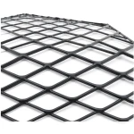 Hot Rolled Black Steel Expanded Metal Mesh Khaleeji 1.4 mm Thickness 1.22m Width 5m Length