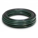 لفة أنابيب HDPE ضغط  9.8 بار [PE 63] قطر خارجي 50 مم  SDR 9  لون اسود مع خط اخضر | مصنع المنى