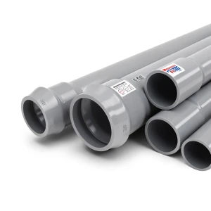 UPVC Pipes Nominal Pressure 6 Bar Outside Diameter 250 mm Thickness 6.2 mm Gray | Al Watania Plastics