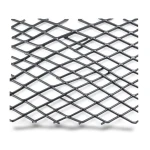 Hot Rolled Black Steel Expanded Metal Mesh Khaleeji 1.4 mm Thickness 1.22 m Width 7 m Length