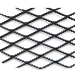 Hot Rolled Black Steel Expanded Metal Mesh Khaleeji 1.5 mm Thickness 1.22x2 m
