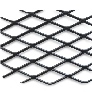Hot Rolled Black Steel Expanded Metal Mesh Khaleeji 1.5 mm Thickness 1.22x2 m